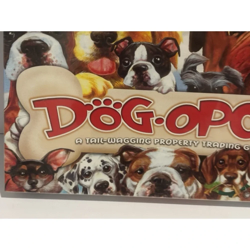 NEW Vintage Dog-Opoly Dogopoly Board Game Monopoly Complete  Original‎ Old Puppy